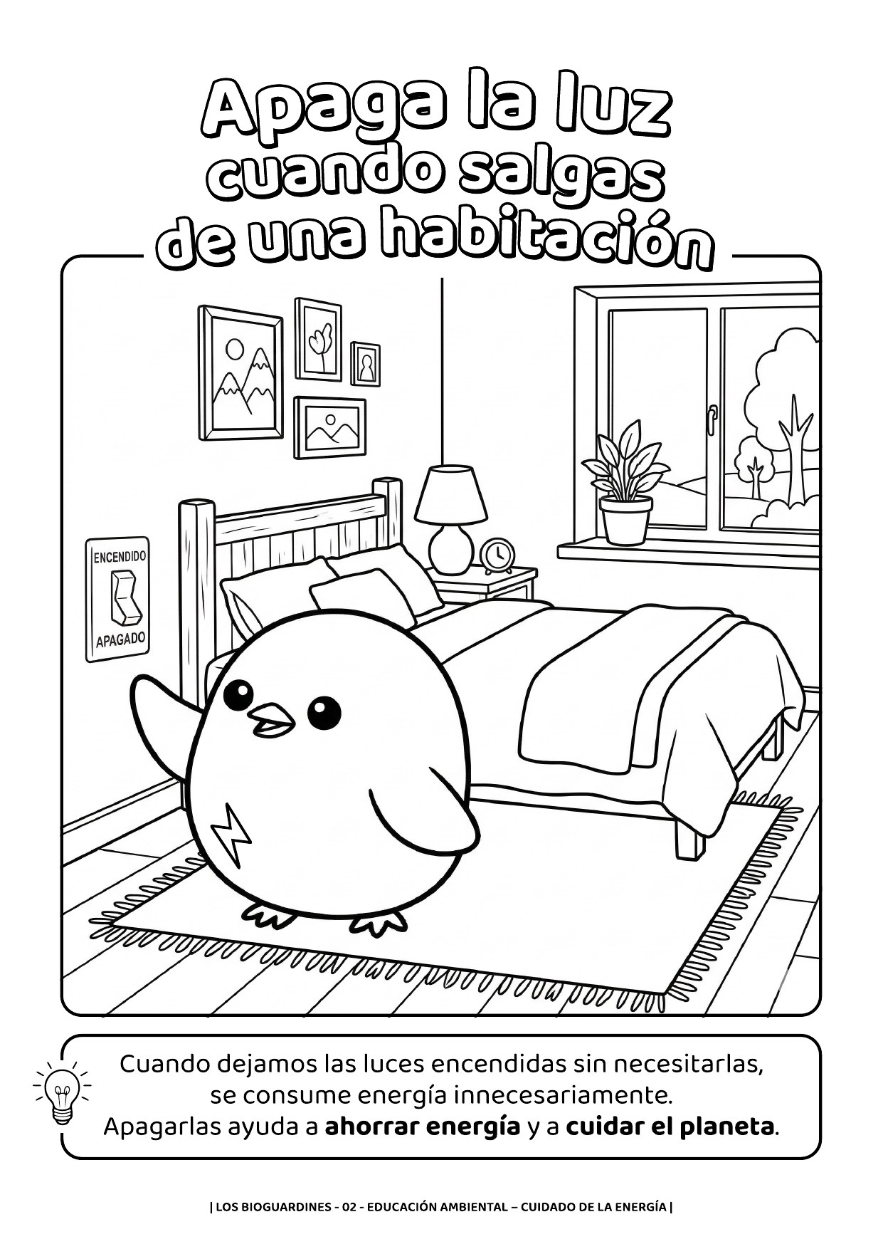Actividad para colorear de Chippy